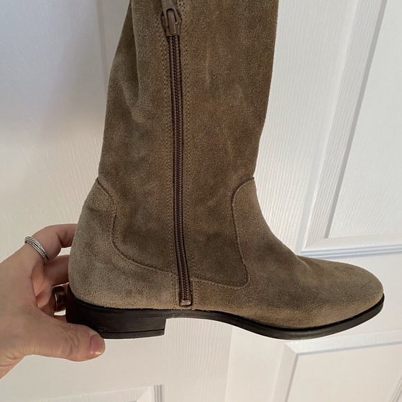 ALDO OVER THE KNEE FLAT SUEDE BOOTS - Picture 7 of 16
